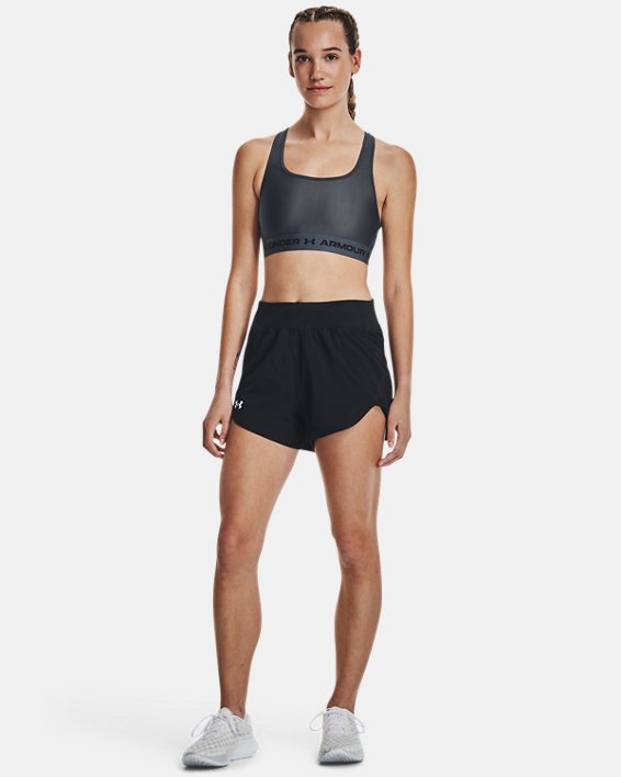 Shorts con Cintura Alta UA Fly-By Elite para Mujer, Black, pdpMainDesktop image number 2